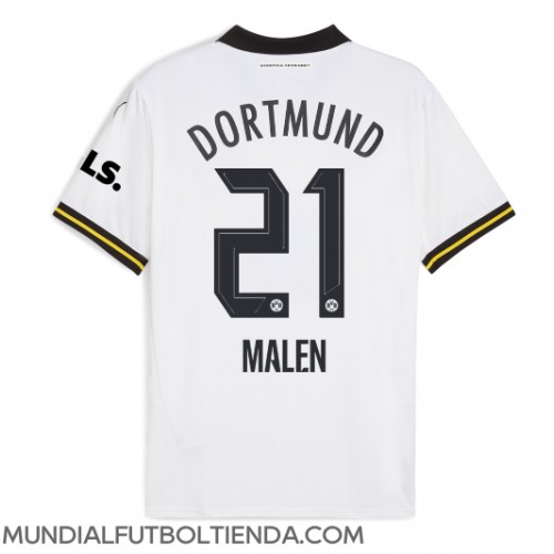 Camiseta Borussia Dortmund Donyell Malen #21 Tercera Equipación Replica 2024-25 mangas cortas